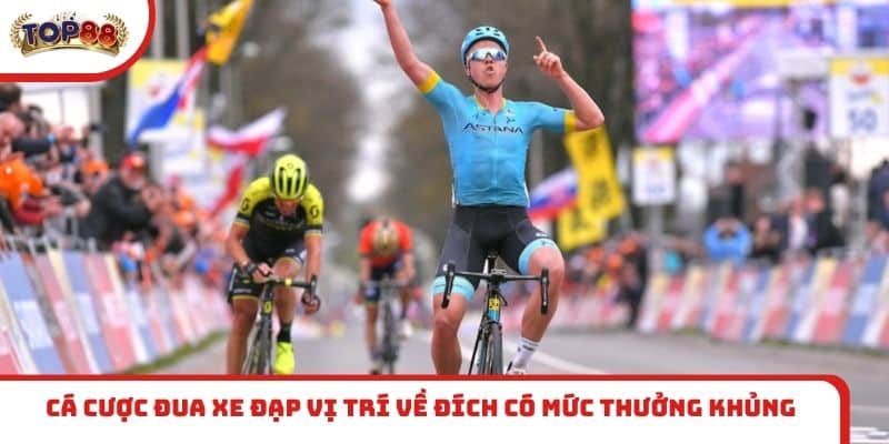 Cá cược đua xe đạp vị trí về đích có mức thưởng khủng